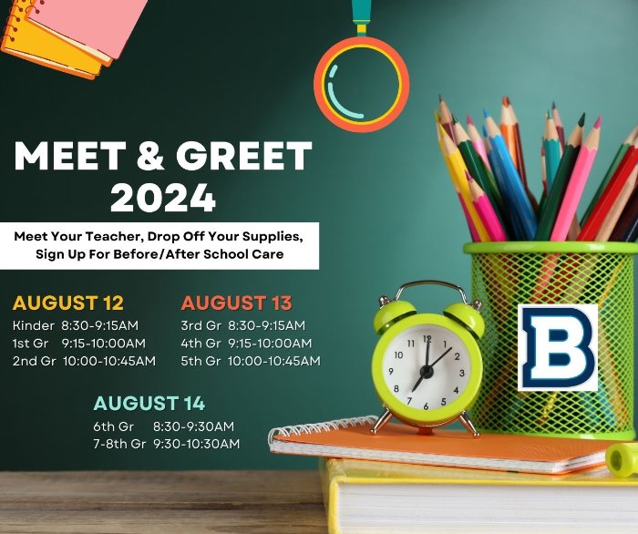 Meet & Greet 3rd Grade, 4th Grade and 5th Grade